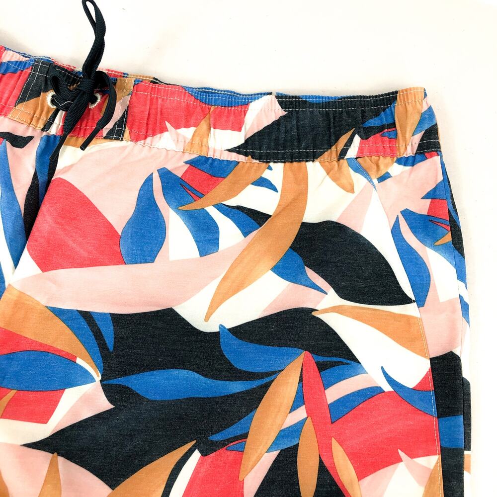 PRANA Women's Mariya Swim Shorts XL Tropics Print Floral Drawstring NWT - Picture 4 of 13
